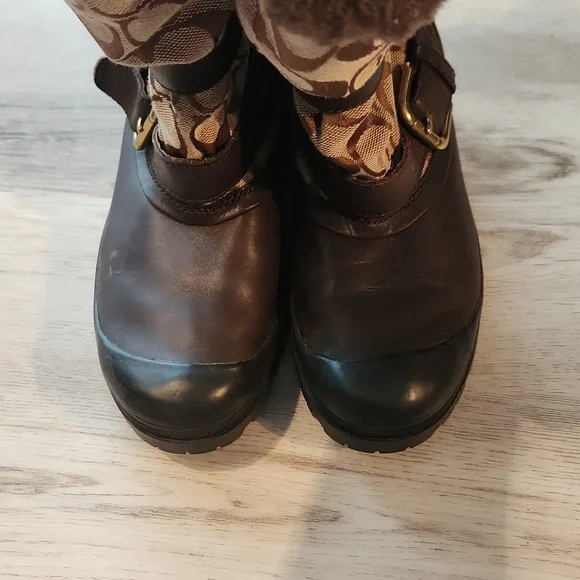 Coach Signature Snow/Rain Boots - Picture 2 of 9